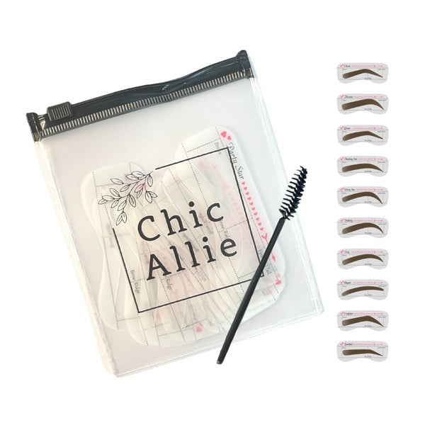 Eyebrow Stamp Kit with Stencils