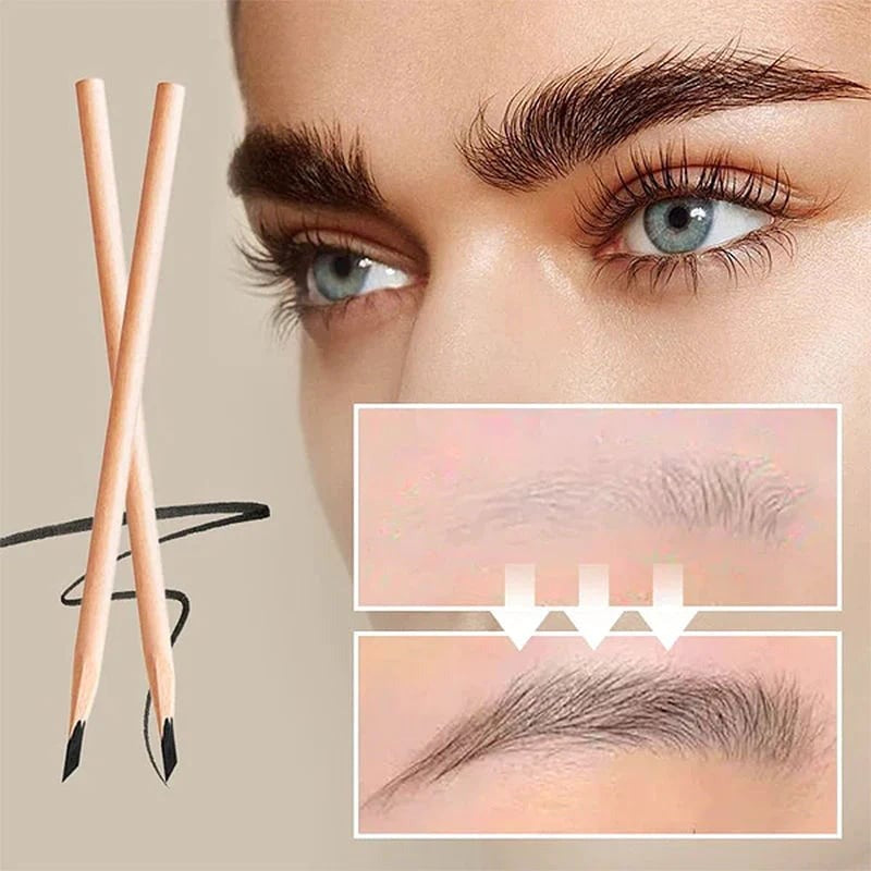Waterproof Wooden Eyebrow Pencil (6PCS)