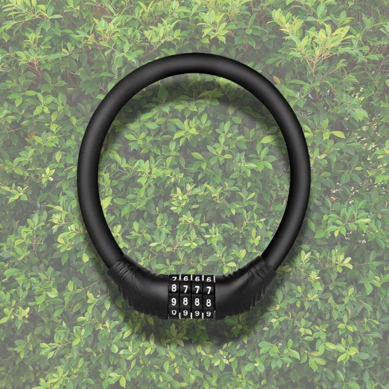 Bike Lock with 4-Digit Code – Lightweight Anti-Theft Cable for Daily Rides