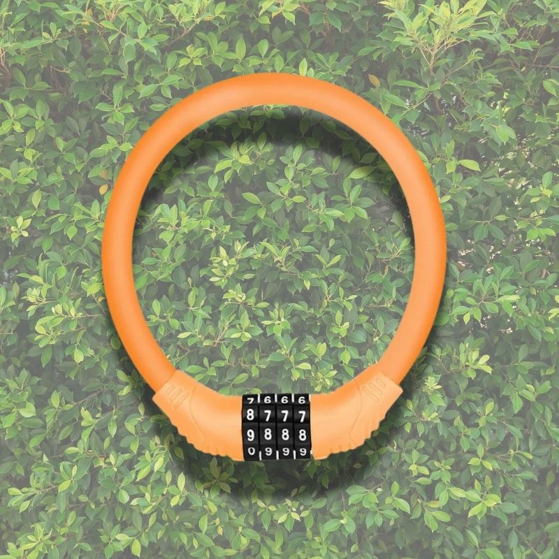 Bike Lock with 4-Digit Code – Lightweight Anti-Theft Cable for Daily Rides