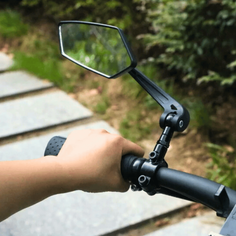 Adjustable Bike Mirror – Wide-Angle Rear View for Safe Cycling - 1 Pair
