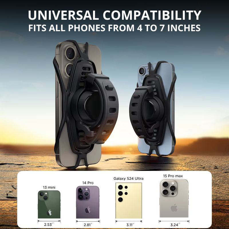 Bike Phone Holder – 360° Grip & Universal Fit