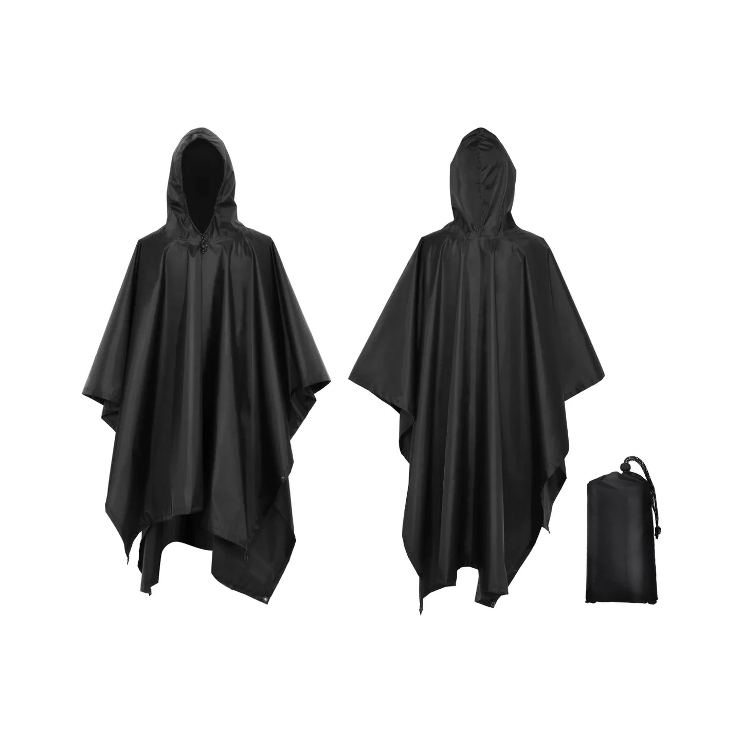 Bike Rain Poncho – Waterproof Cape for Cyclists with Hood & Coverage