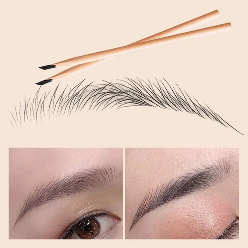 Waterproof Wooden Eyebrow Pencil (6PCS)