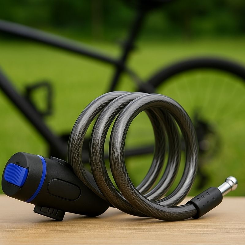 Bike Lock with Mount – Heavy Duty 80cm Anti-Theft Cable