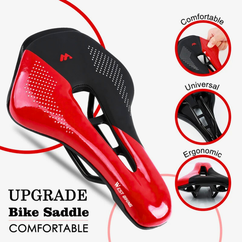 Pain-Free Ergonomic Bike Seat – Gel Cushion & Breathable Design