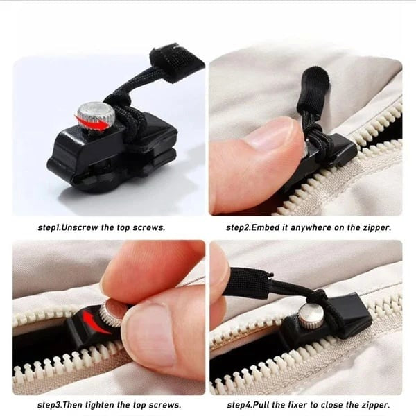 🔥Last Day Promotion 49% OFF🎁Removable Universal Zipper Repairer(BUY 2 GET 8 FREE & EACH ONLY £0.89)
