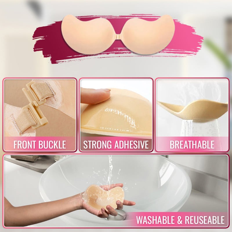 🌷Invisible Diva Strapless Backless Push up Bra