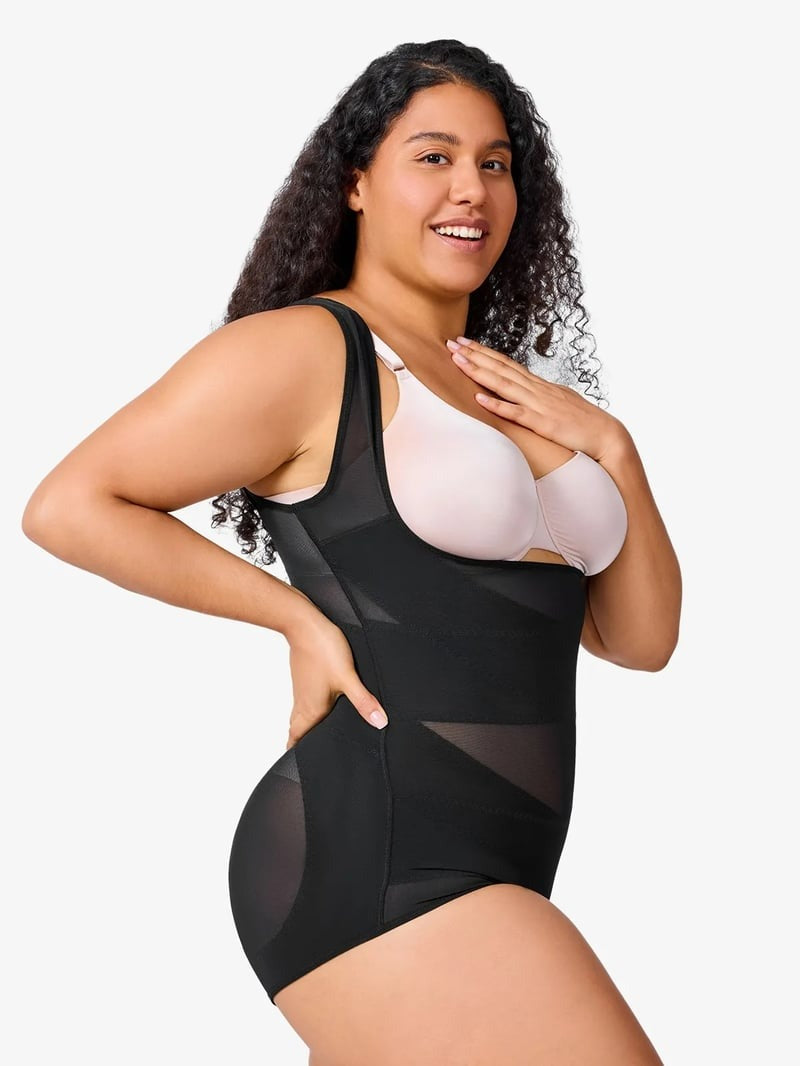 🏆LAST DAY - High-Waist Shapewear Bodysuit – Sculpt Your Dream Curves ✨