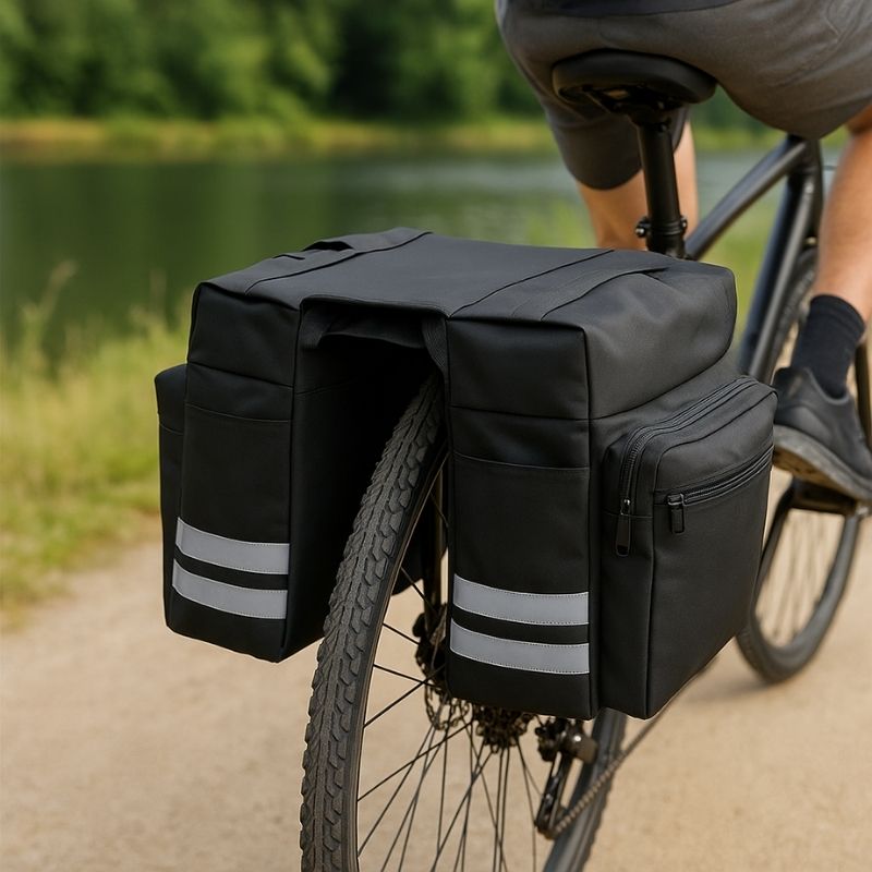 DualRack 30L Rear Bike Bags – Waterproof & Heavy-Duty