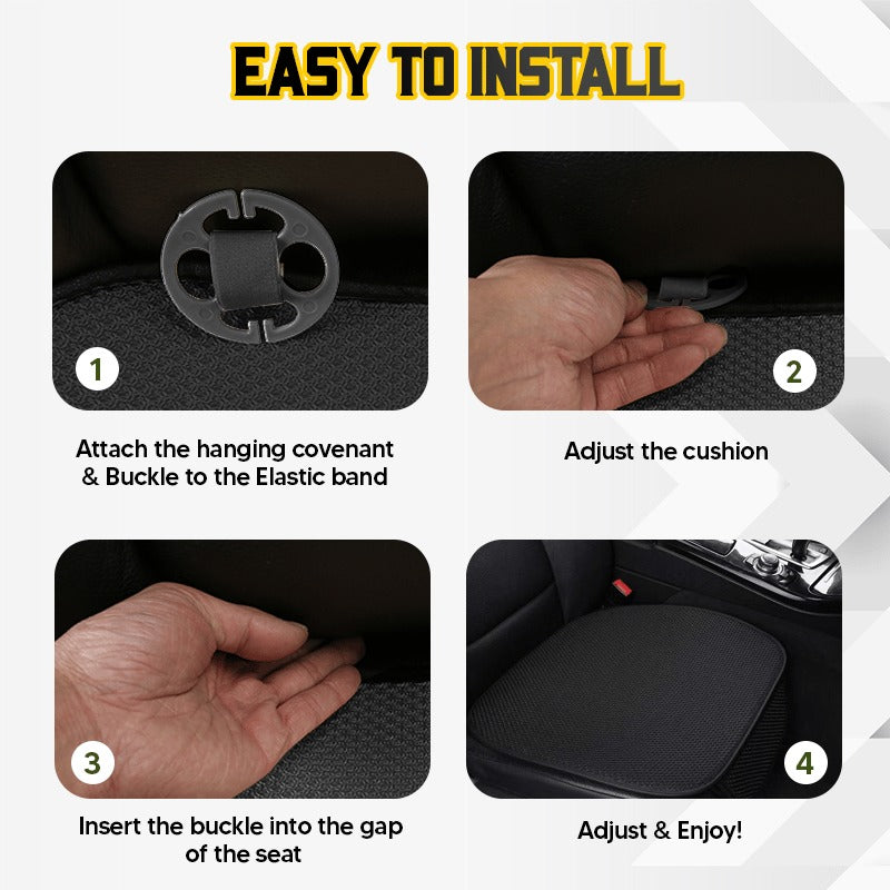 🔥🔥Breathable & Anti-Slip Ice silk Car Seat Covers