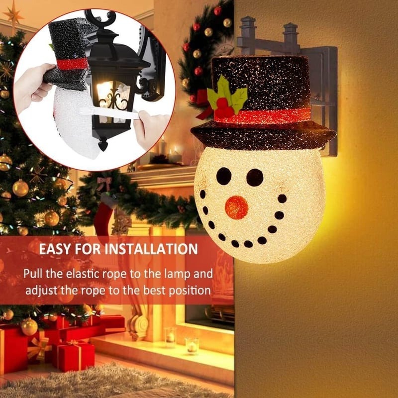 🎅Christmas Sale 49% OFF⛄️Snowman Porch Light Covers