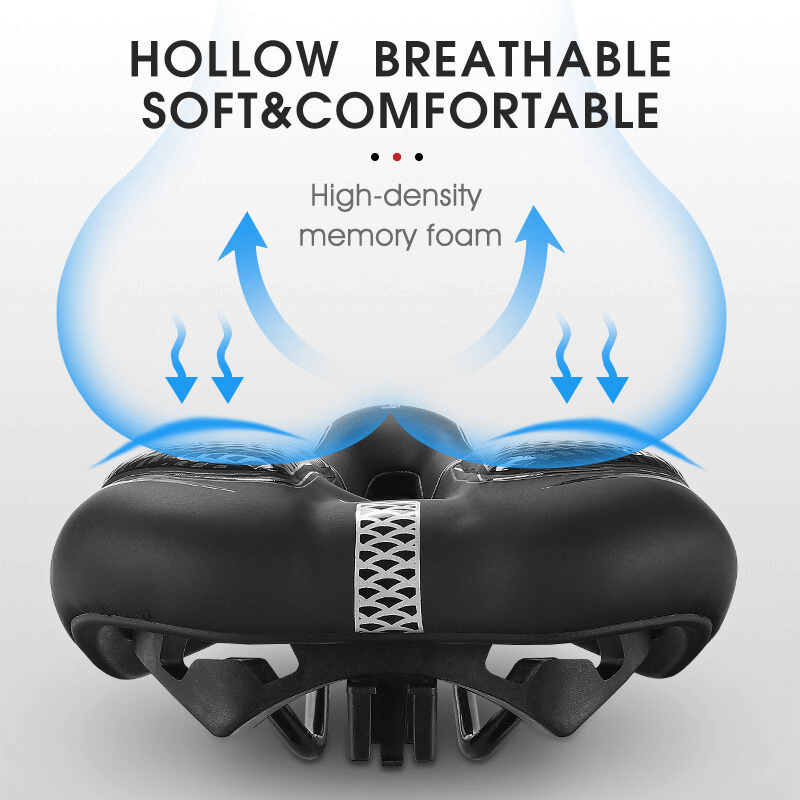 Padded Bike Seat – Ergonomic Foam for Comfort & Shock Absorption
