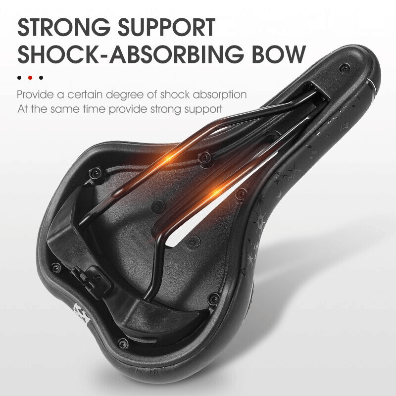 Padded Bike Seat – Ergonomic Foam for Comfort & Shock Absorption