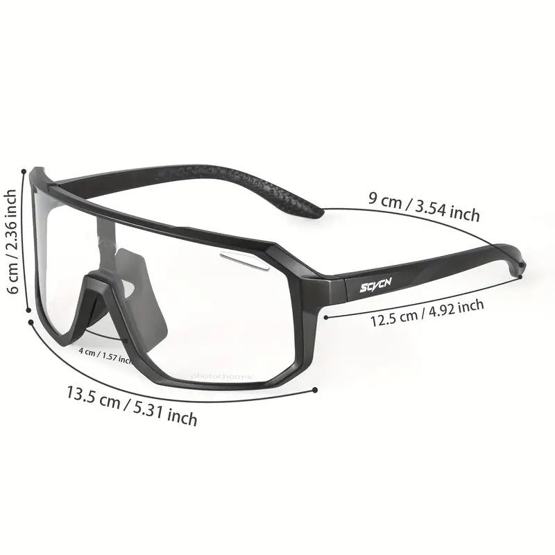 Photochromic Bike Glasses – UV400 & Anti-Fog
