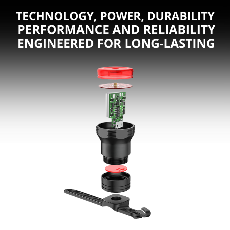 High-Power Bike Headlight – 2000 Lumens USB Rechargeable