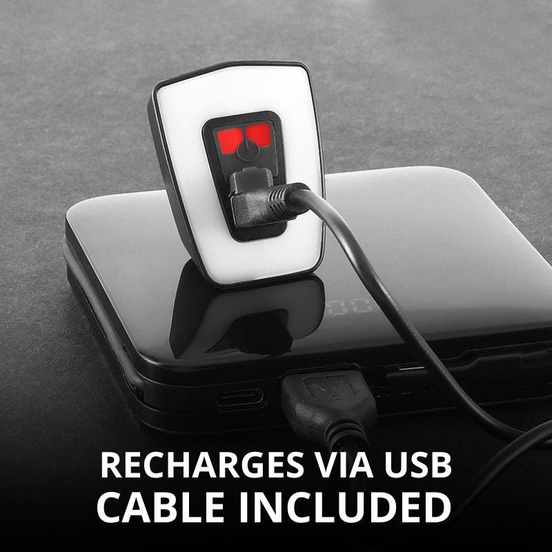 Clip-On Bike Tail Light – USB Rechargeable, 8 Flash Modes