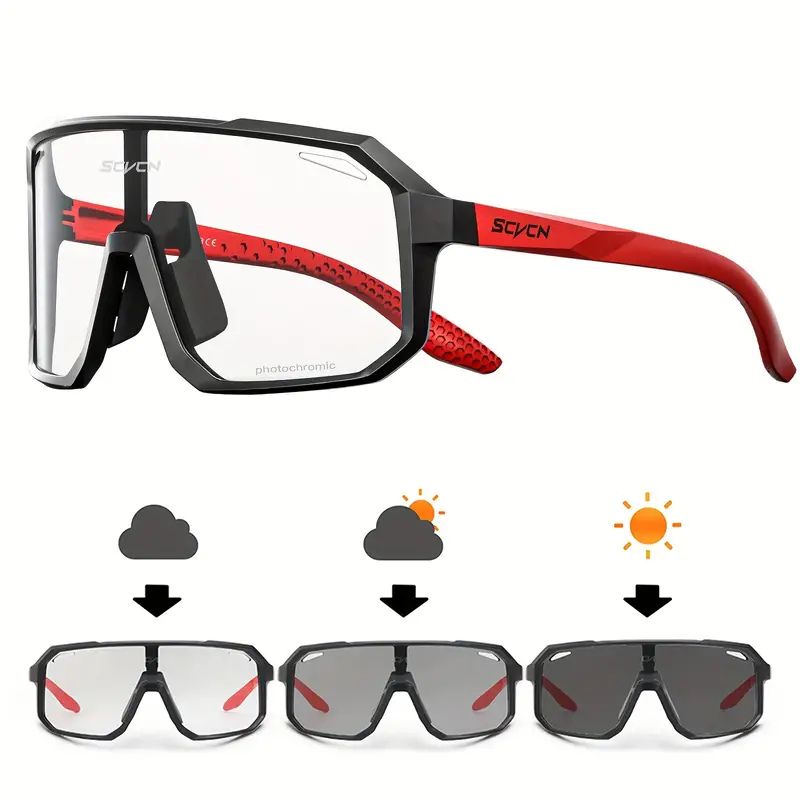 Photochromic Bike Glasses – UV400 & Anti-Fog