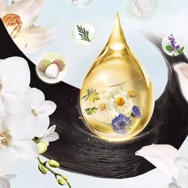 10PCS Plant Bubble Hair Dye Shampoo