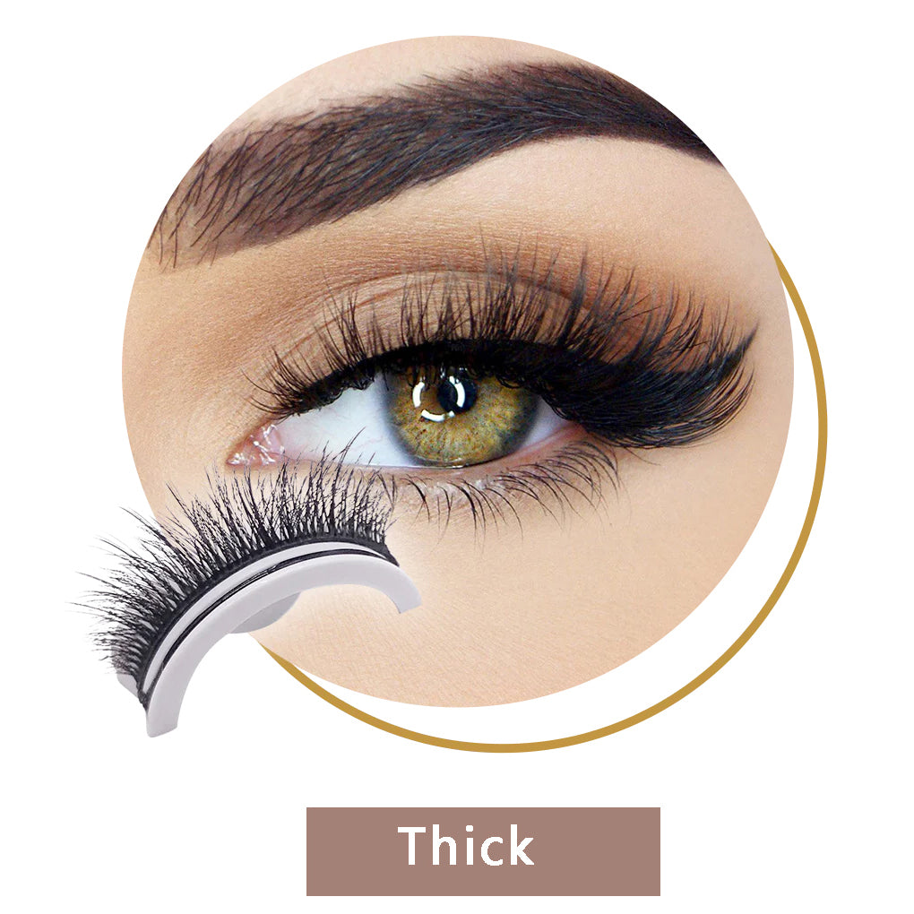 Waterproof & Reusable Self-adhesive Eyelashes