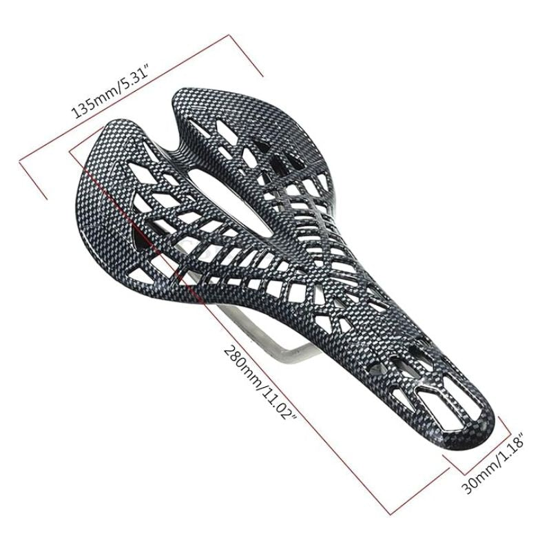 Carbon Bike Seat – Lightweight & Ventilated Design