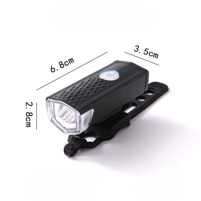 Bike Light Combo – USB Front & Rear Lights