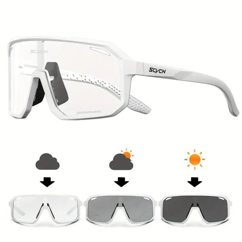 Photochromic Bike Glasses – UV400 & Anti-Fog