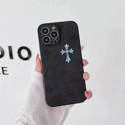 For iPhone case with leather cross