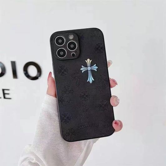 For iPhone case with leather cross