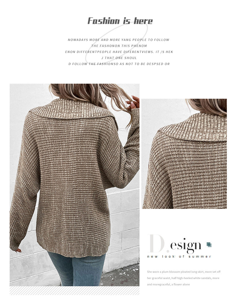 Shawl Collar Sweater