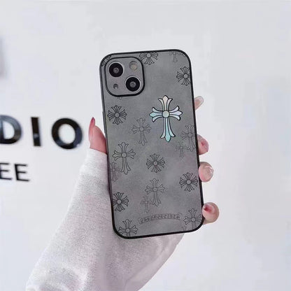 For iPhone case with leather cross