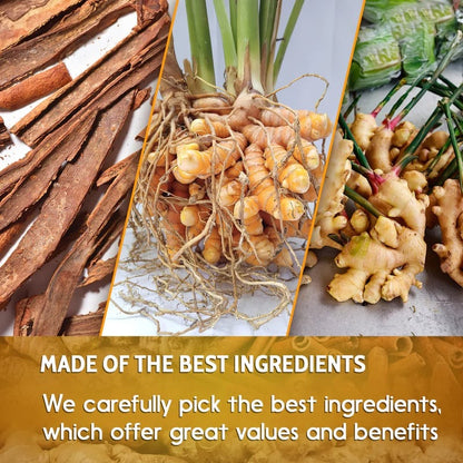 🌹100% Natural Turmeric Ginger Cinnamon Tea