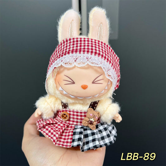 17cm Doll Clothes Set & Outfit Set for 17cm Dolls - Premium Fashion Dresses with Accessories, Just Clothes
