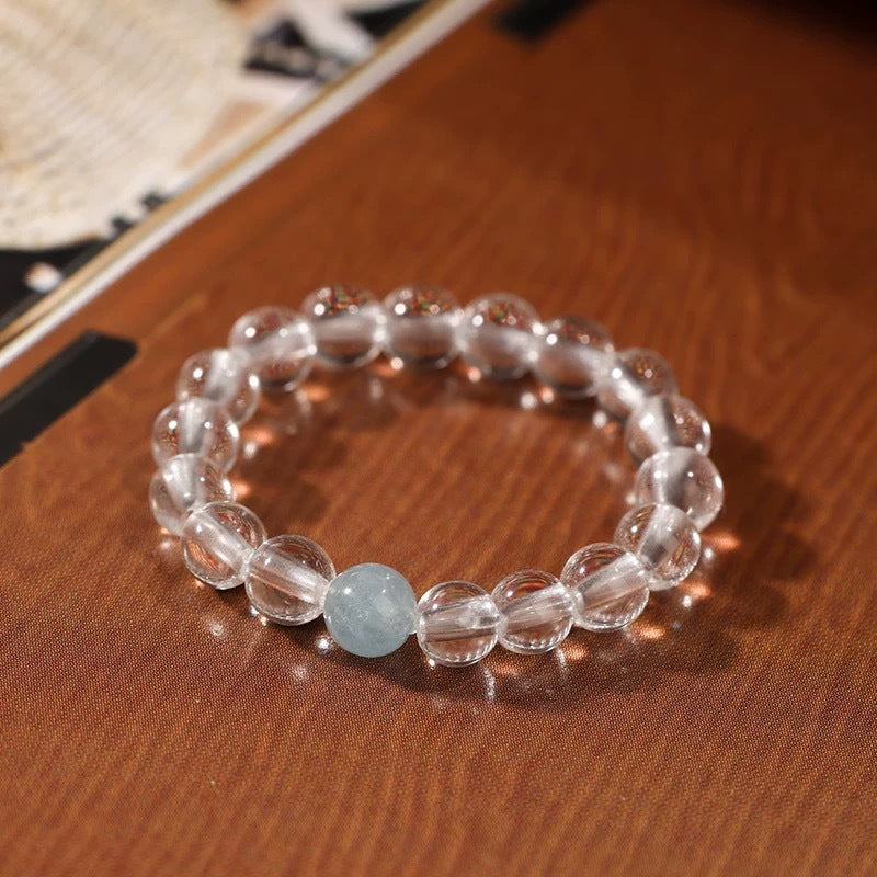 Clear Quartz Cosmicnet Universal Amplifier Crystal Bracelet