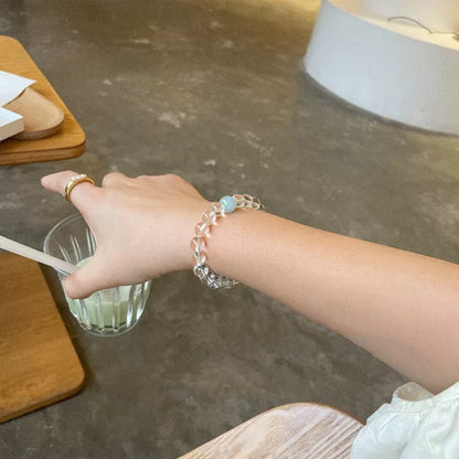 Clear Quartz Cosmicnet Universal Amplifier Crystal Bracelet