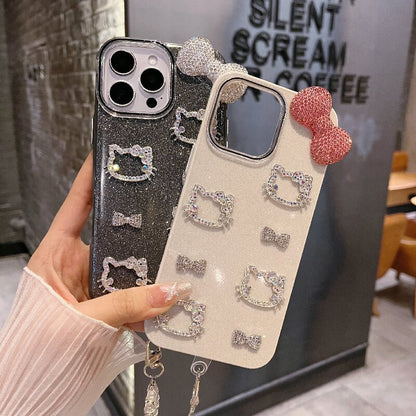 For iPhone case Hello Kitty with bow