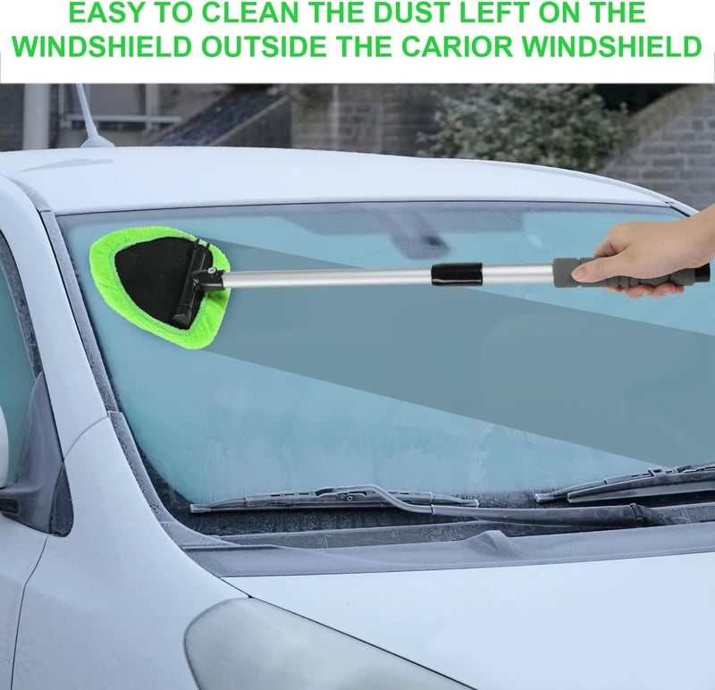 Car Windshield Cleaning Tool with Extendable Handle