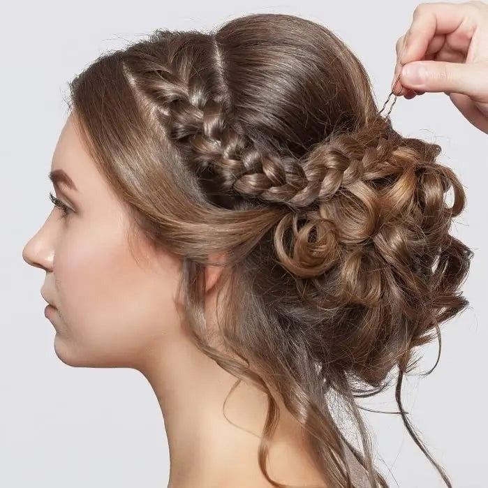 Clip-In Messy Curly Hair Bun Extension