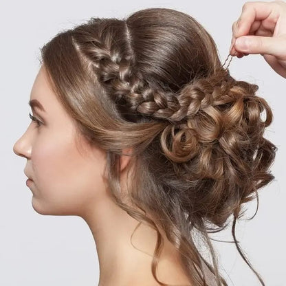 Clip-In Messy Curly Hair Bun Extension