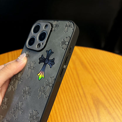 For iPhone case with leather cross