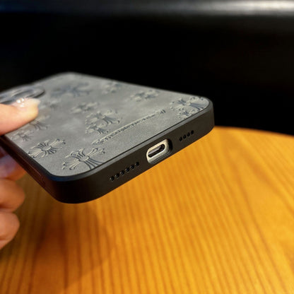For iPhone case with leather cross