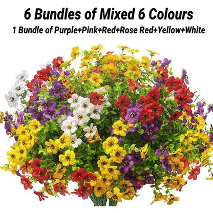 💥Upgraded High-Grade Material💐UV Resistant Fade-Free Colourful Artificial Flower