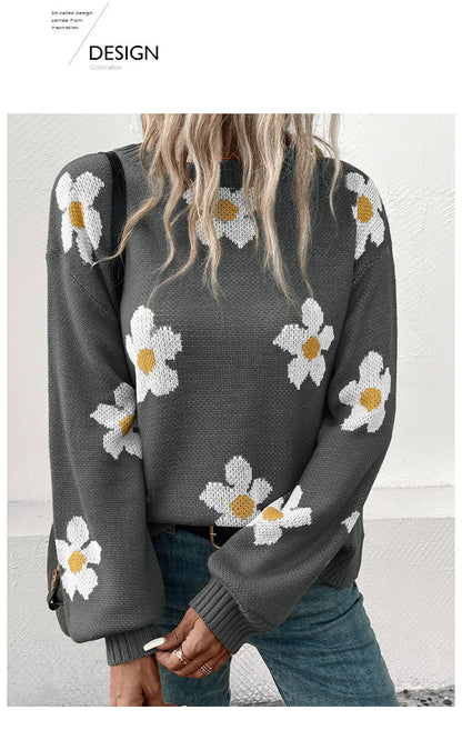 Daisy Jacquard Sweater