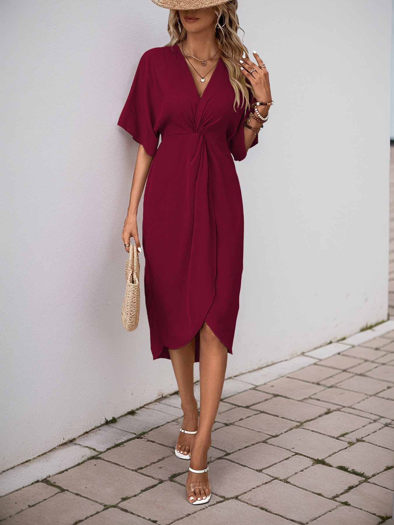Asymmetrical Minimalist Dress