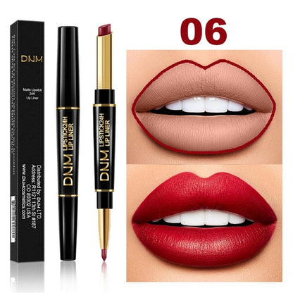 🔥2-in-1 Waterproof Lipstick Lip Liner