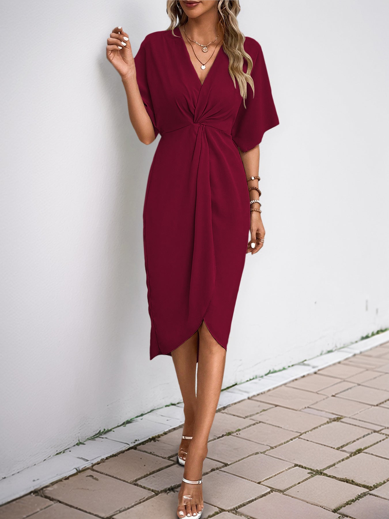 Asymmetrical Minimalist Dress