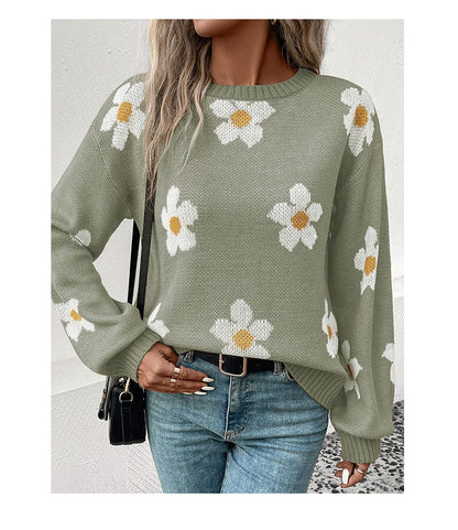 Daisy Jacquard Sweater