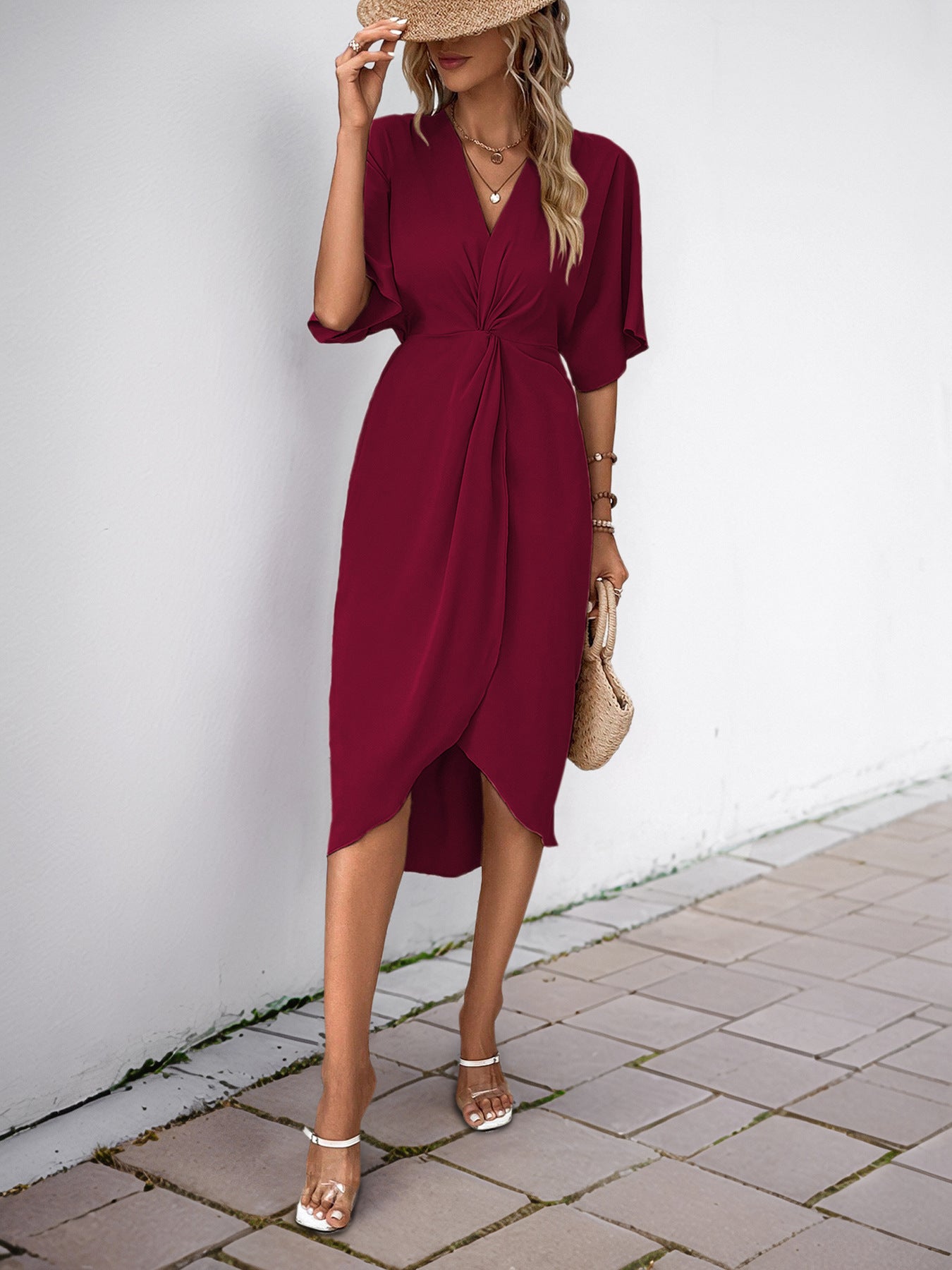 Asymmetrical Minimalist Dress