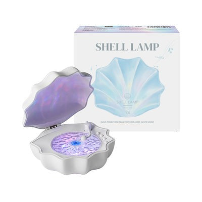 (Worldwide Free Shipping) Shell Northern Ocean Wave Projection Night Light