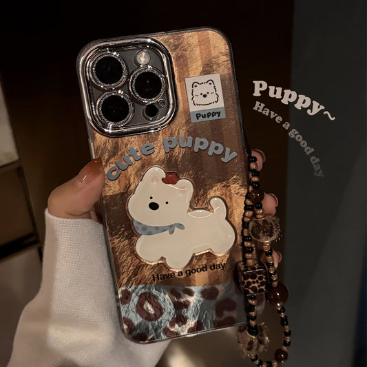 Suitable for iPhone 17 mobile phone case cute puppy